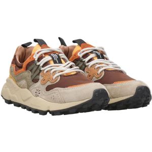 Flower Mountain, Schoenen, unisex, Bruin, 43 EU, Suède, Wandelstijl Sneakers