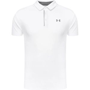 Under Armour, Tops, Heren, Wit, M, Polyester, Losse Fit Tech Polo - Bedrukt Logo