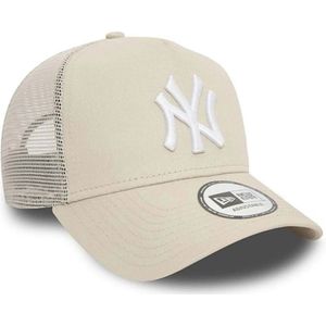 New Era, Accessoires, unisex, Beige, ONE Size, Beige New York Yankees Trucker Cap