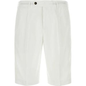 PT Torino, Witte Lyocell Bermuda Shorts Wit, Heren, Maat:S