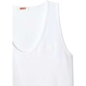 Jott, Kleedjes, Dames, Wit, L, Ibiza Witte Jurk