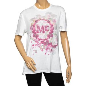 Alexander McQueen Pre-owned, Pre-owned, Dames, Wit, M, Katoen, Pre-owned Cotton tops