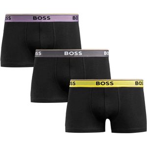 Hugo Boss, Ondergoed, Heren, Zwart, L, Heren Boxershorts 3-Pack Zwart