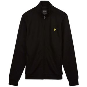 Lyle & Scott, Sweatshirts & Hoodies, Heren, Zwart, M, Jas Lyle & Scott Lined Funnel