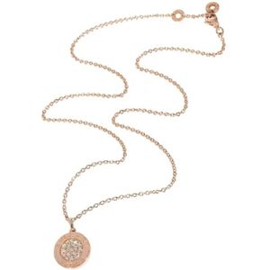 Bvlgari Vintage, Pre-owned, Dames, Roze, ONE Size, Tweed, Pre-owned Rose Gold necklaces