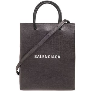 Balenciaga, Tassen, Dames, Zwart, ONE Size, Leer, Handbag