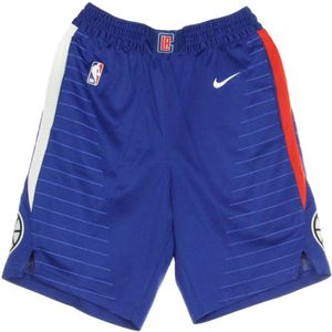 Nike, Sport, Heren, Blauw, L, Polyester, Basketball Shorts Icon Edition Los Angeles Clippers