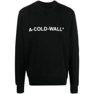 A-Cold-Wall, Sweatshirts & Hoodies, Heren, Zwart, S, Katoen, Sweatshirt