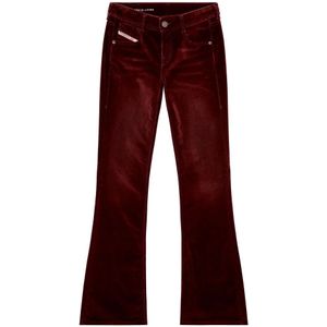 Diesel, Jeans, Dames, Rood, W27 L32, Denim, Bootcut and Flare Jeans - 1969 D-Ebbey