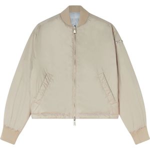 add, Omkeerbare donzen bomber Beige, Dames, Maat:M