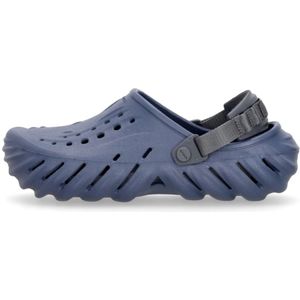 Crocs, Schoenen, Heren, Blauw, 45 EU, Blauwe Streetwear Clog Bijou