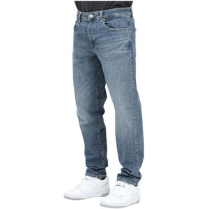 Selected Homme, Jeans, Heren, Blauw, W32, Denim, Slim Fit Blauwe Denim Jeans