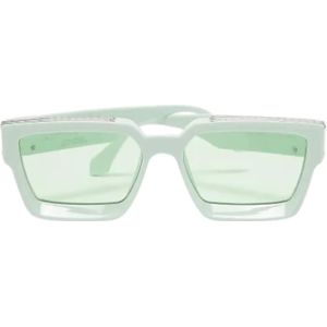 Louis Vuitton Vintage, Pre-owned Acetate sunglasses Groen, Heren, Maat:ONE Size