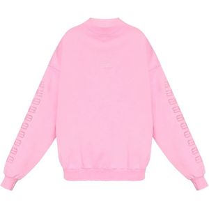 Balenciaga, Sweatshirts & Hoodies, Dames, Roze, L, Katoen, Sweatshirt