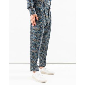 Corsinelabedoli, Broeken, Heren, Veelkleurig, XS, Paisley Print Suit Broeken