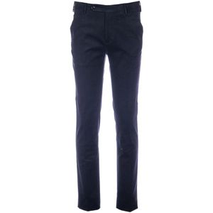 Berwich, Blauwe Chino Broek Blauw, Heren, Maat:3XL