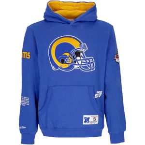 Mitchell & Ness, Sweatshirts & Hoodies, Heren, Blauw, L, NFL Team Origins Fleece Hoodie