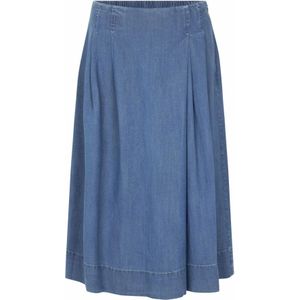 Masai, Korte broeken, Dames, Blauw, XL, Denim, Midi Shorts and Skirt
