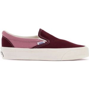 Vans, Schoenen, Heren, Roze, 39 EU, Katoen, Canvas Slip-On Sneakers