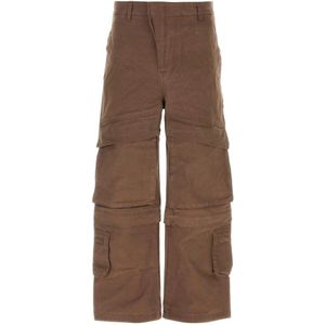 Entire Studios, Bruine Hard Cargo Broek Bruin, Heren, Maat:XS