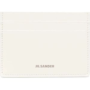 Jil Sander, Witte Paspoorthouder Wit, Heren, Maat:ONE Size