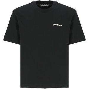 Palm Angels, Multi Color Katoenen T-Shirt Set voor Mannen Zwart, Heren, Maat:M