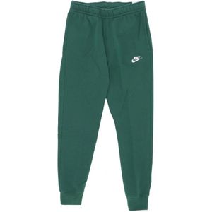 Nike, Broeken, Heren, Groen, L, Katoen, Groene Jogger Trainingsbroeken met Zakken