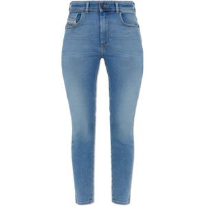 Diesel, Jeans, Dames, Blauw, W26 L32, 1984 Slandy-High super-skinny jeans