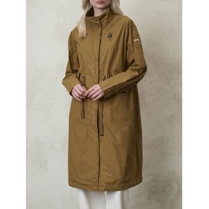 Blauer, Mantels, Dames, Beige, L, Katoen, Beige Katoenen Trenchcoat