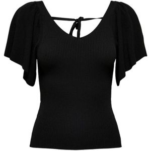 Only, Blouses & Shirts, Dames, Zwart, S, Stijlvolle Top