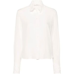 Ermanno Scervino, Blouses & Shirts, Dames, Wit, S, Stijlvolle Damesoverhemd voor elke gelegenheid