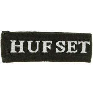 Huf, Zwarte hoofdband - Streetwear collectie Zwart, Heren, Maat:ONE Size