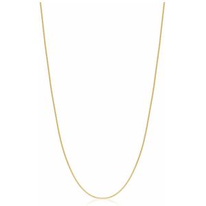Nialaya, Accessoires, Heren, Geel, ONE Size, Thin Gold Filled Sterling Silver Box Chain