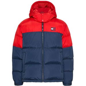 Tommy Hilfiger, Alaska colorblock puffer jas tjm Veelkleurig, Heren, Maat:XL