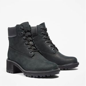 Timberland, Schoenen, Dames, Zwart, 36 EU, Leer, Waterdichte Leren Laarzen - Kinsley