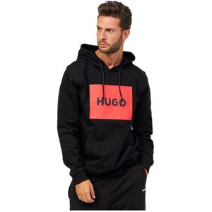 Hugo Boss, Sweatshirts & Hoodies, Heren, Zwart, M, Katoen, Zwarte Sweaters