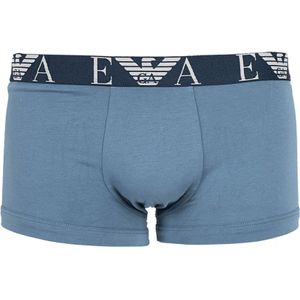 Emporio Armani, Ondergoed, Heren, Blauw, S, Katoen, 3-Pack Boxershorts met Elastische Tailleband