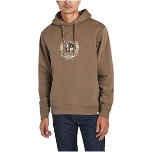 Les Deux, Sweatshirts & Hoodies, Heren, Bruin, M, Katoen, Stijlvolle Equality Hoodie 2.0 voor mannen