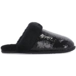 Ugg, Schoenen, Dames, Zwart, 38 EU, Pailletten, Zwarte Paillet Shearling Slippers