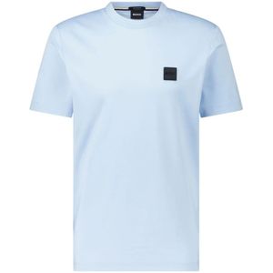 Hugo Boss, Tops, Heren, Blauw, L, Katoen, T-Shirts