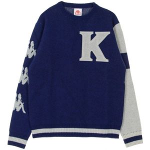 Kappa, Sweatshirts & Hoodies, Heren, Blauw, S, Sweatshirt