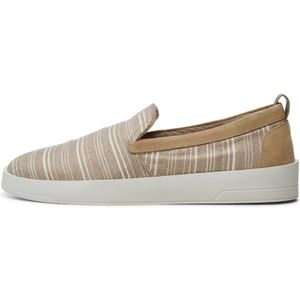 Shoe the Bear, Schoenen, Heren, Beige, 41 EU, Leer, Noah Slip-On Textiel - Sand Stripe