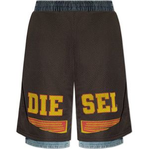Diesel, Korte broeken, Heren, Grijs, XL, Denim, P-Ecky shorts