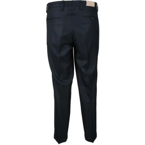 Michael Coal, Broeken, Heren, Blauw, W33, Wol, Broek