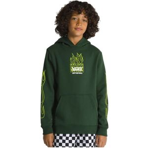 Vans, Sweatshirts & Hoodies, Heren, Groen, S, Katoen, Groene hoodie met bedrukt logo