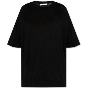 Helmut Lang, Trui met korte mouwen Zwart, Heren, Maat:XL