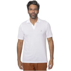 Gran Sasso, Polo Shirts Wit, Heren, Maat:L