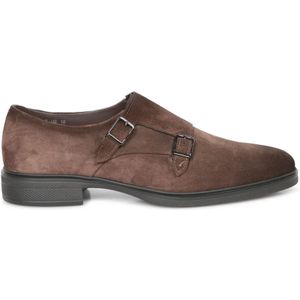 Santoni, Schoenen, Heren, Bruin, 42 EU, Leer, Bruine Loafer Schoenen voor Mannen