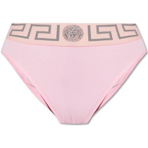 Versace, Onderbroeken met logo Roze, Dames, Maat:L