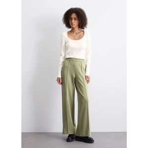 Marc O'Polo, Broeken, Dames, Grijs, XS, Polyester, Jersey jogger wide leg